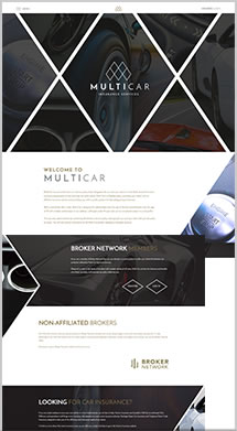 Multicar Insurance website